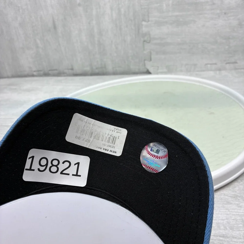 New Era Toronto Blue Jays Hat Cap Strap Back Mens Navy Blue MLB Baseball